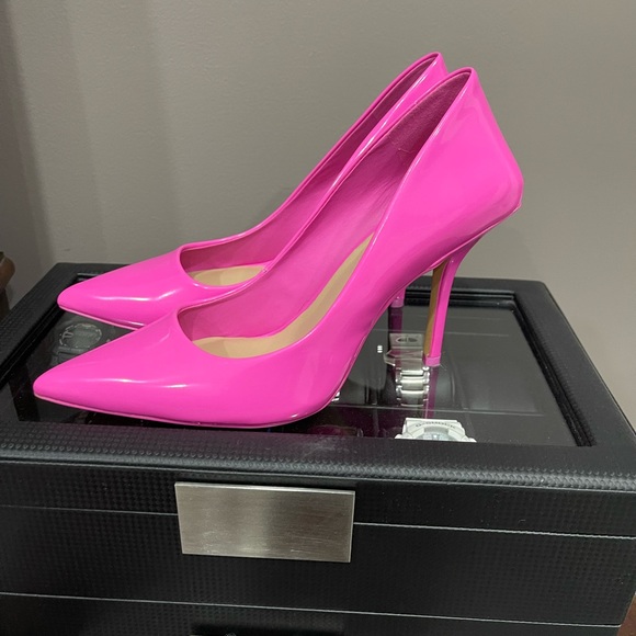 Pink Aldo stiletto heels- worn once - Picture 3 of 6